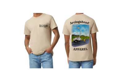 mens sand lineman tee shirt