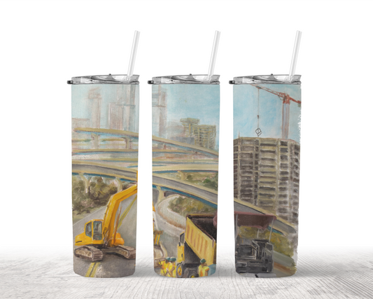 Road Construction 20oz Tumbler