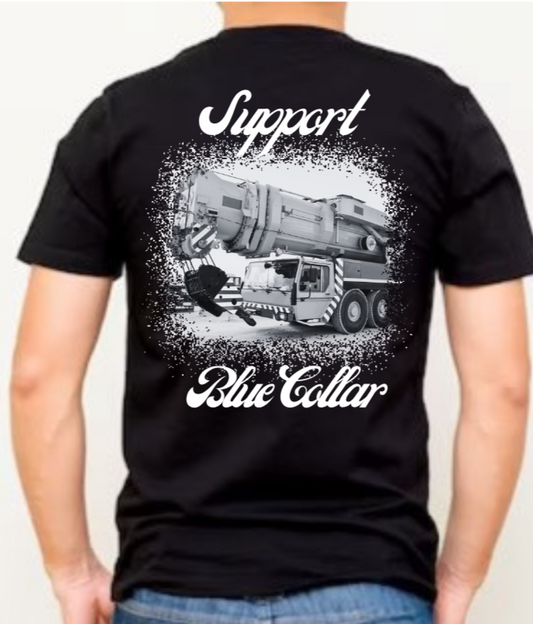 Crane Operator T-shirt (cursive)