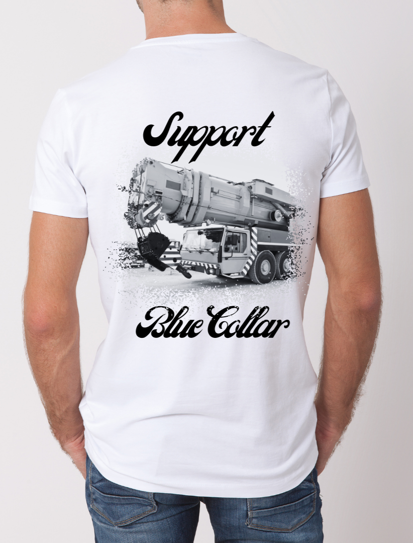 Crane Operator T-shirt (cursive)