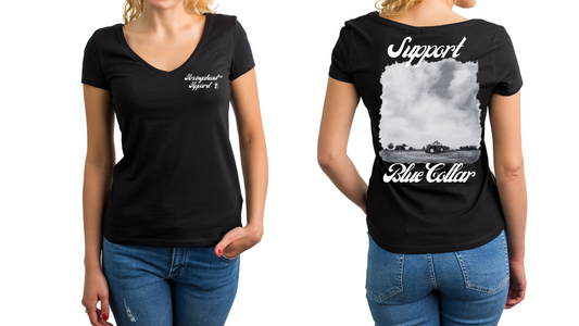 Farming & Agriculture "babe" T-shirt (cursive)