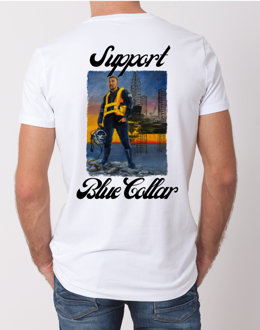 Offshore Oil Rig Worker T-shirt (color)