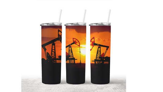 Oil Field 20oz Tumbler