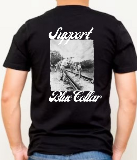 Rail Road Worker T-shirt (cursive)