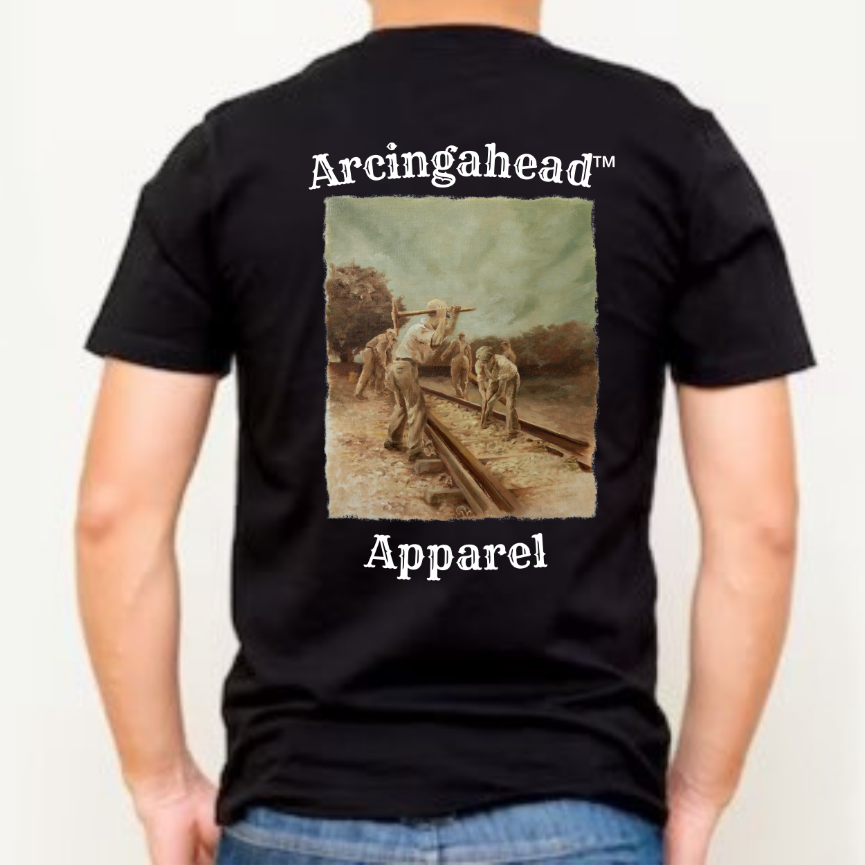 Camiseta de trabajador ferroviario