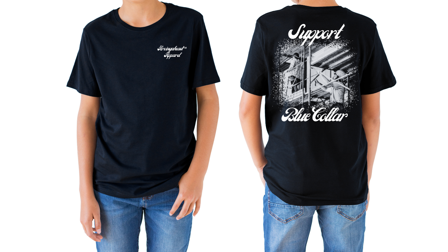 unisex scaffolding T-shirt (cursive)