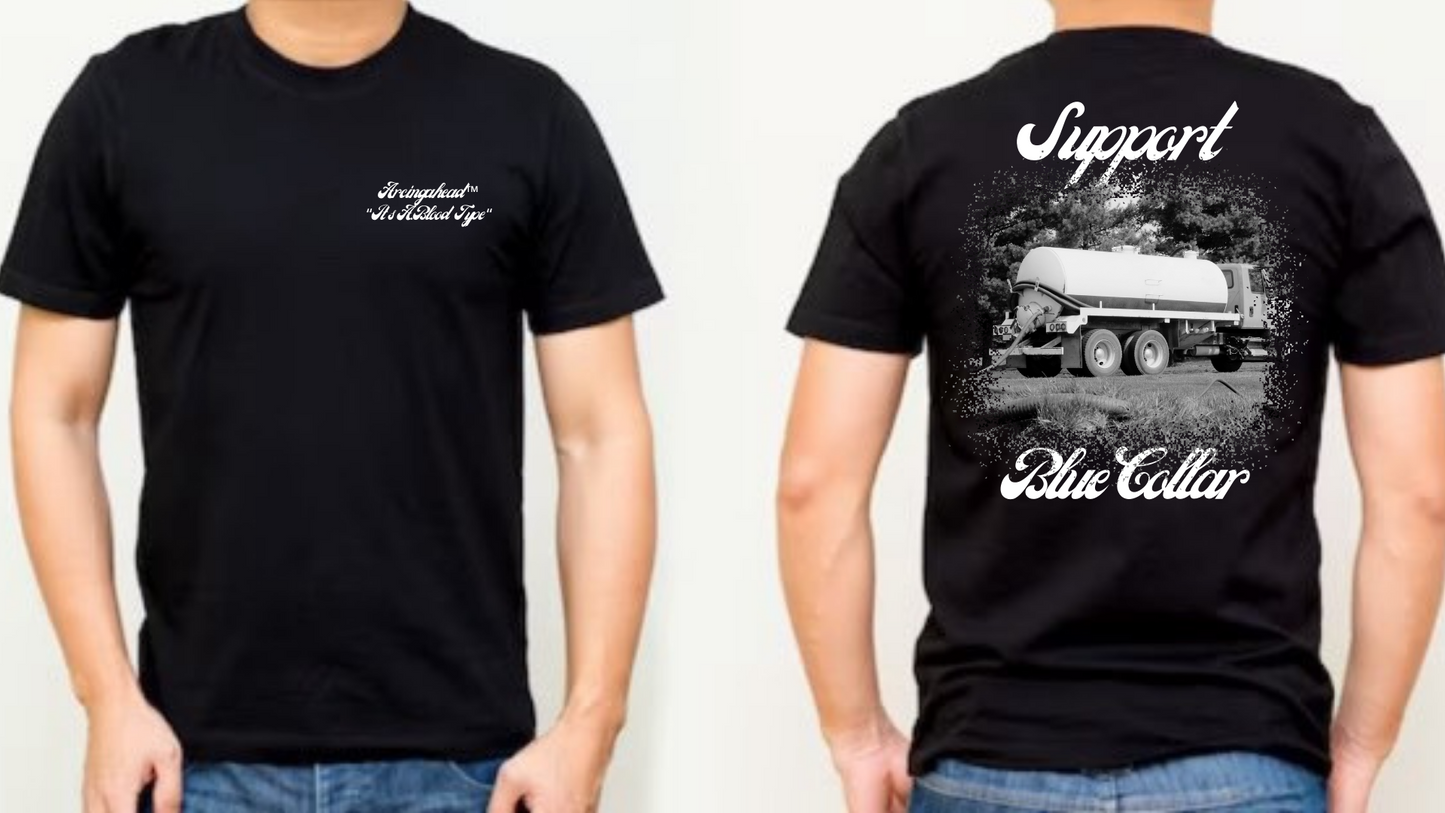 Septic Worker T-shirt (cursive)