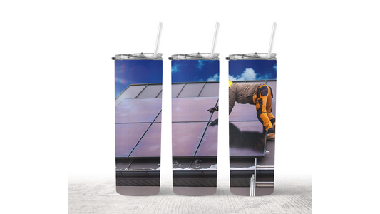 Solar Panel Installer 20oz Tumbler