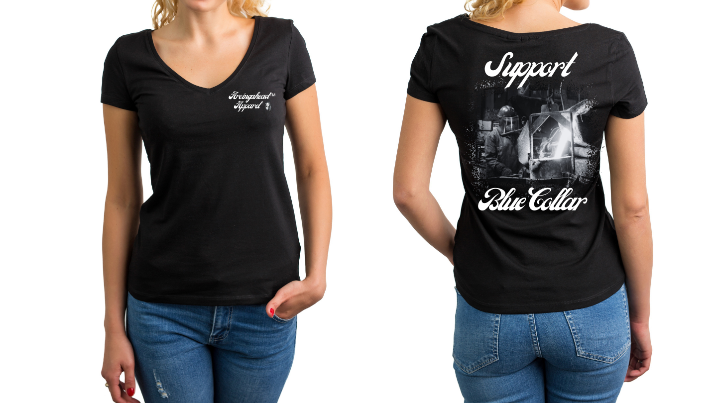 Steel Mill "babe" T-shirt (cursive)