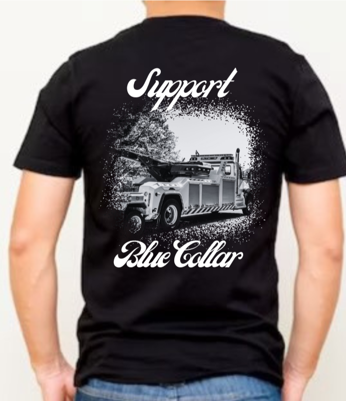 Tow Truck T-shirt (cursive)