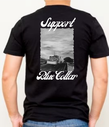 Truck Driver T-shirt (cursive)