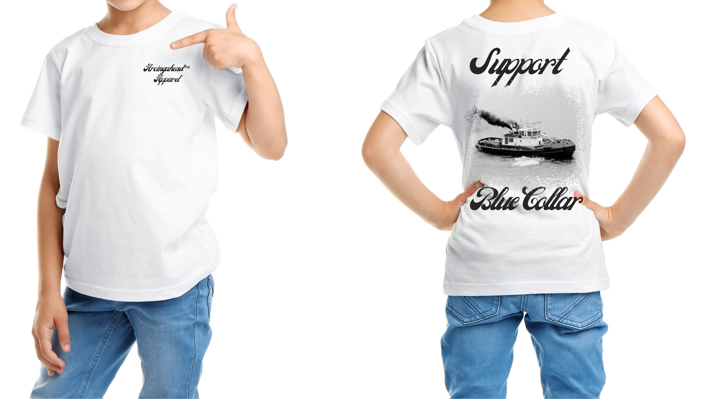 Tug Boat T-shirt (cursive)